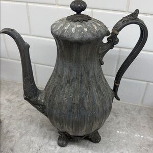 Vintage Pewter Dixon & Sons Sheffield Metal Teapot